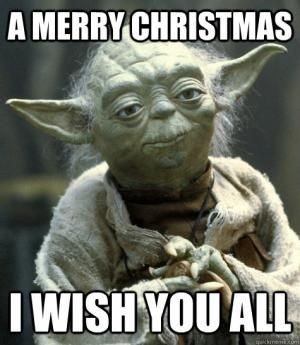 Master Yoda wish you Merry Christmas 