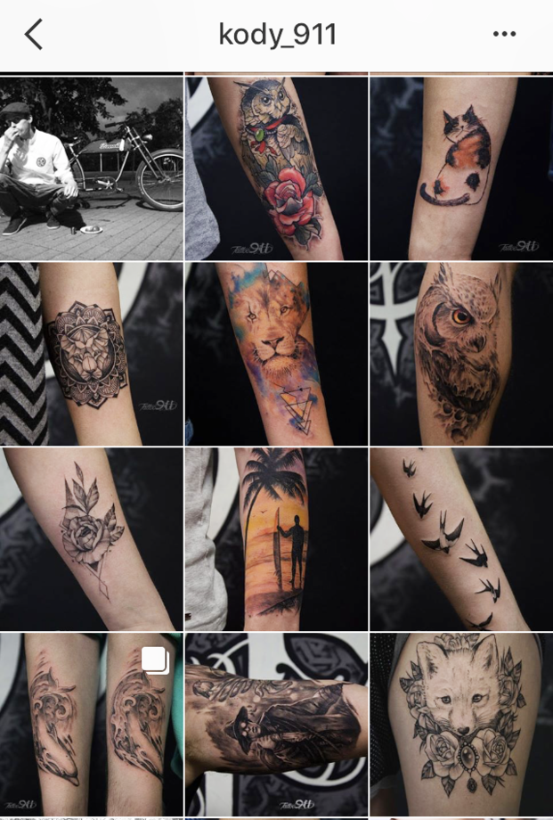 Animals on the arm