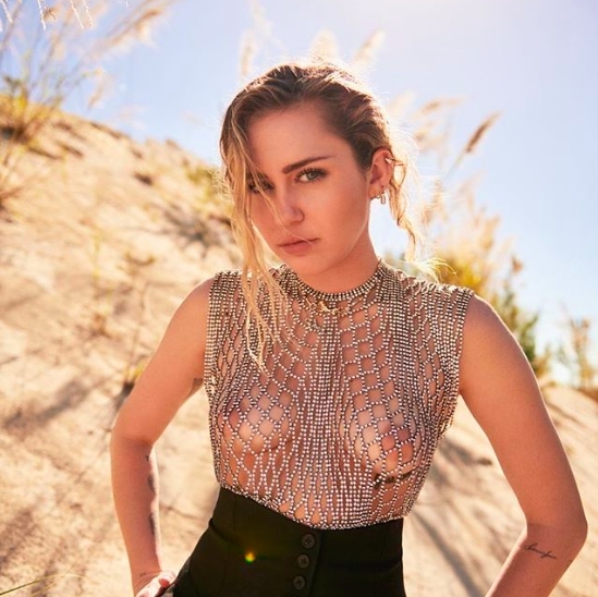 Miley Cyrus american singer and actress