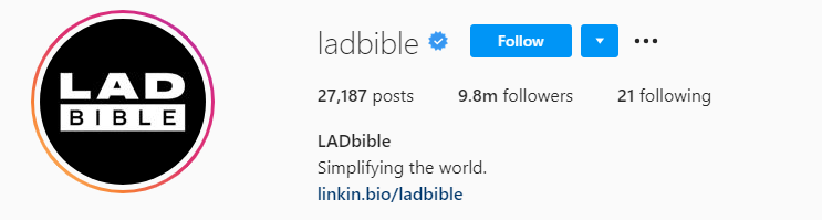 Ladbible memes account