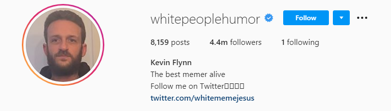 Whitepeoplehumor extremely joking account 