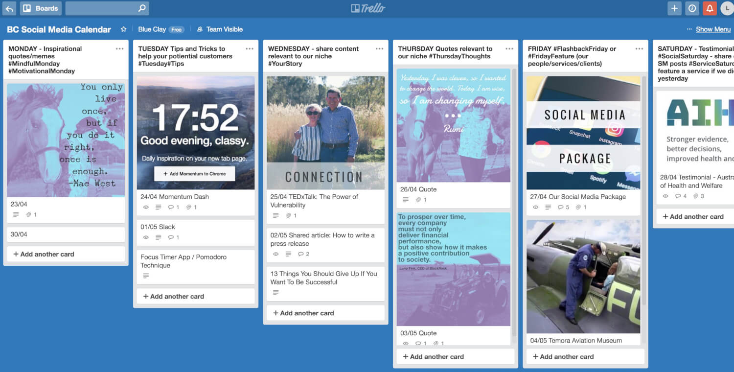 Social media calendar. Make content planning easier Toolzu