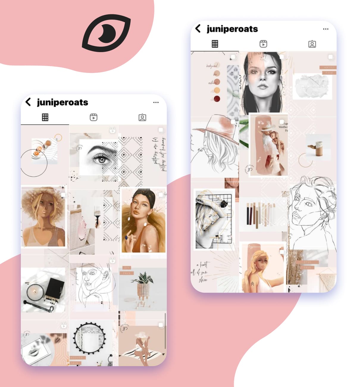 artistic IG grid
