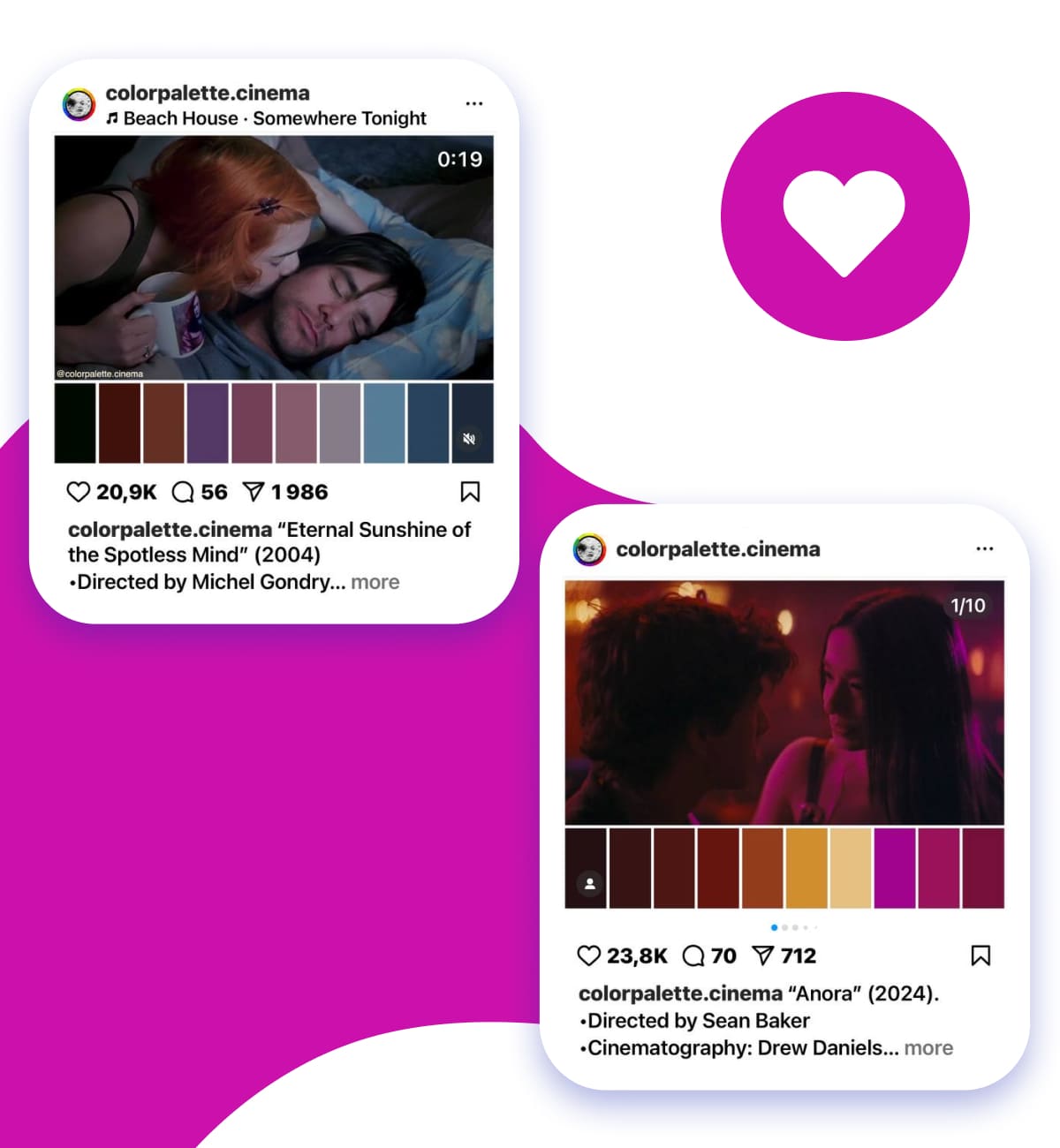 color phychology in Instagram