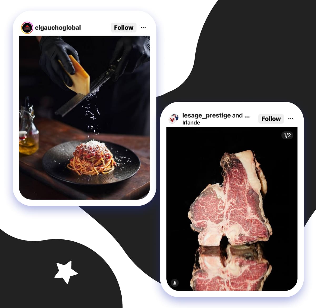 food photography in Instagram
