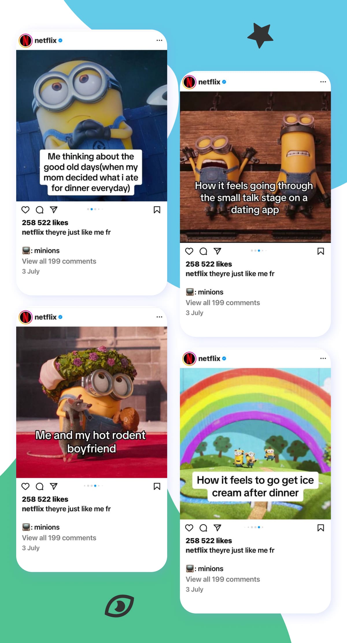 Netflix minions IG