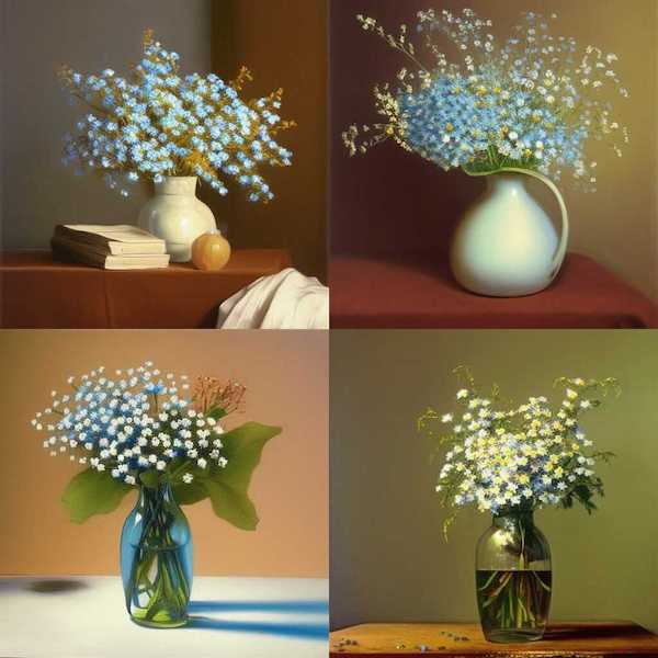 a vase by NightCafé